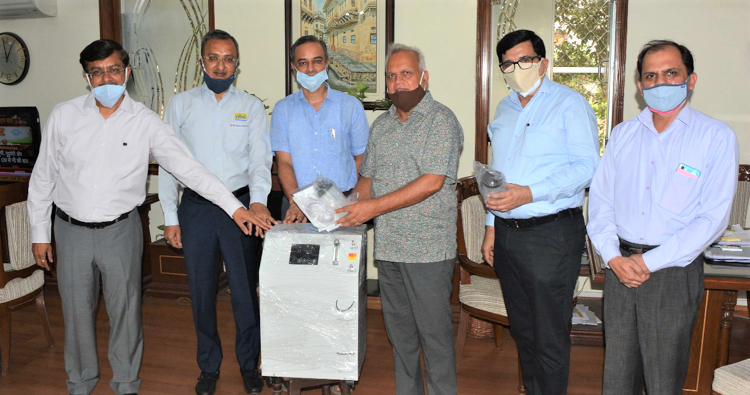 National Engineering Industries Ltd. donates 100 oxygen concentrators to 
Rajasthan Government