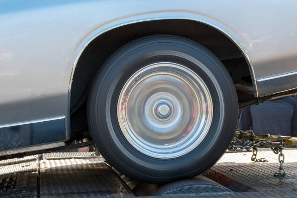 Spinning Car Wheel