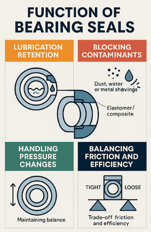 Function of Bearing Seals: Types, Design & Applications